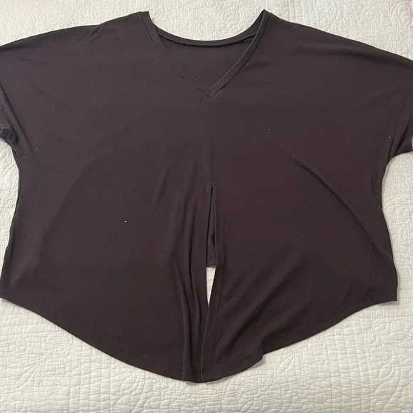 🍊Old Navy Maroon Athletic T-Shirt with Tie Back XL🍊 - Picture 7 of 8